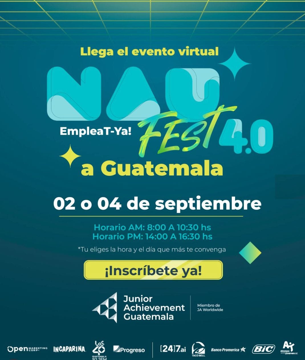 Junior Achievement Guatemala lanza el programa “Herramientas para el futuro”