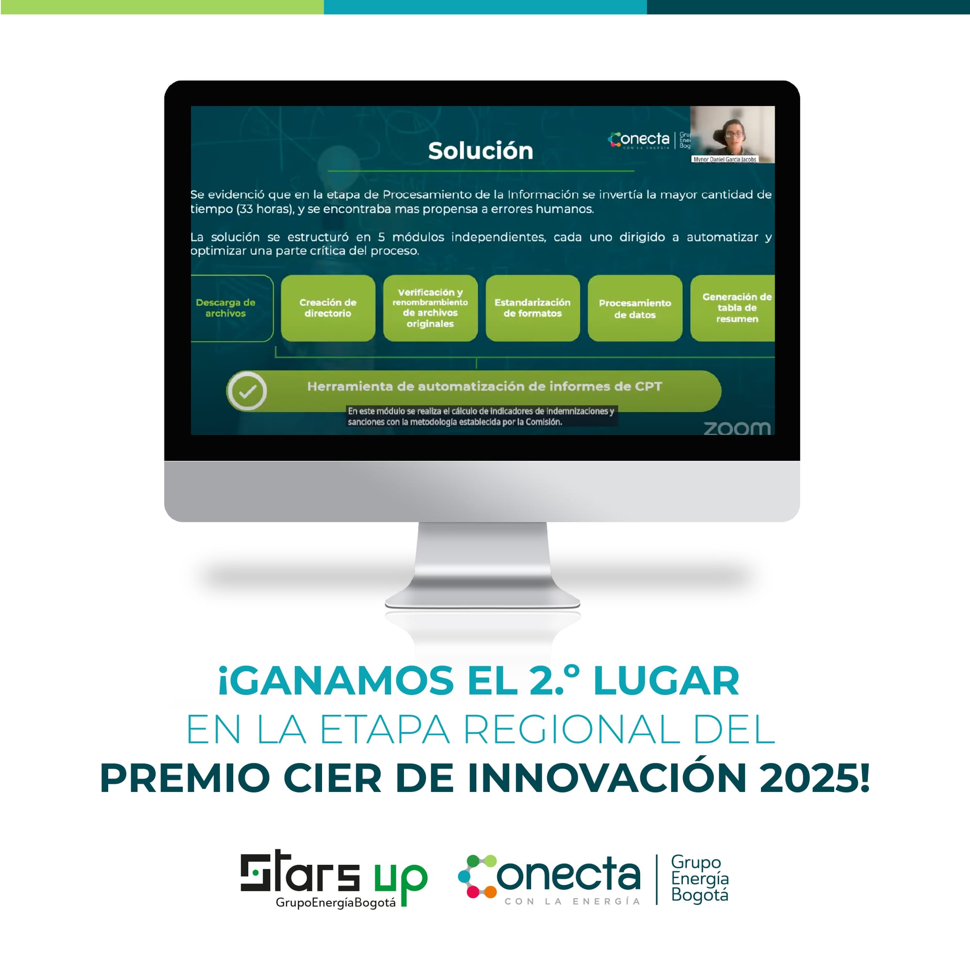 Conecta brilla con segundo lugar en Premio CIER de innovación 2025
